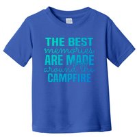 Glamping Nature Tent Camping Campfire Memories Mountain Gift Toddler T-Shirt