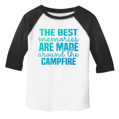 Glamping Nature Tent Camping Campfire Memories Mountain Gift Toddler Fine Jersey T-Shirt