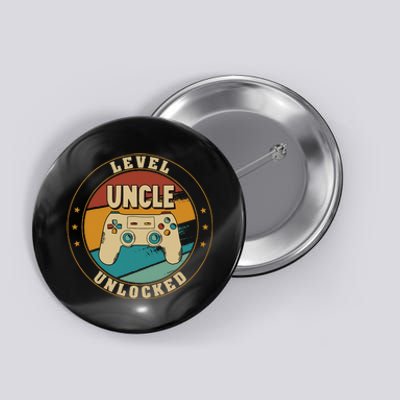 Gamer New Uncle Dad Mom Baby Announcement Pregnancy Father Button