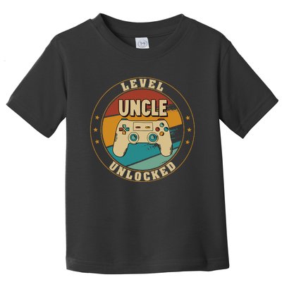 Gamer New Uncle Dad Mom Baby Announcement Pregnancy Father Toddler T-Shirt