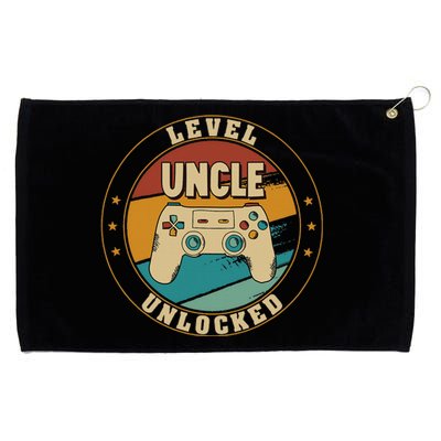 Gamer New Uncle Dad Mom Baby Announcement Pregnancy Father Grommeted Golf Towel