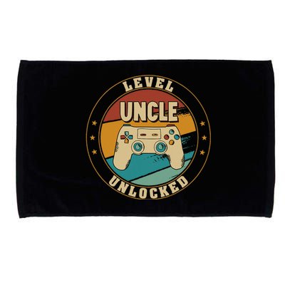 Gamer New Uncle Dad Mom Baby Announcement Pregnancy Father Microfiber Hand Towel