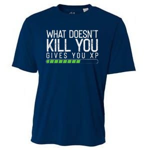 Geek Nerd Video Gamer What Doesn't Kill You Gives You Cooling Performance Crew T-Shirt