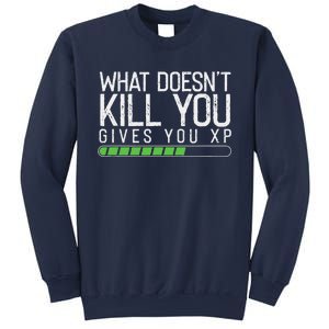 Geek Nerd Video Gamer What Doesn't Kill You Gives You Sweatshirt