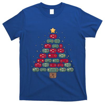 Gamer Nerd Video Game Lover Family Matching Christmas Tree Gift T-Shirt