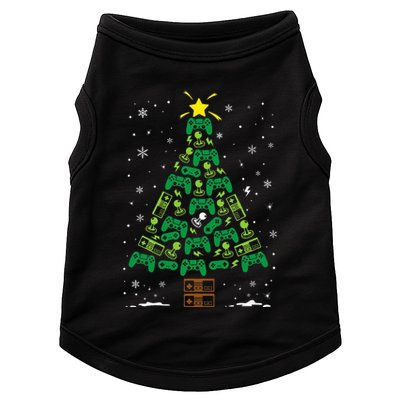 Gamer Nerd Video Game Lover Family Matching Christmas Tree Doggie Tank