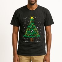 Gamer Nerd Video Game Lover Family Matching Christmas Tree Tall T-Shirt