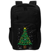 Gamer Nerd Video Game Lover Family Matching Christmas Tree Impact Tech Backpack