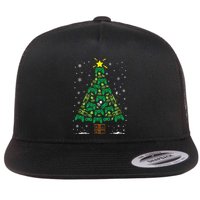 Gamer Nerd Video Game Lover Family Matching Christmas Tree Flatbill Hat