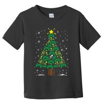 Gamer Nerd Video Game Lover Family Matching Christmas Tree Toddler T-Shirt