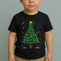 Gamer Nerd Video Game Lover Family Matching Christmas Tree Toddler T-Shirt