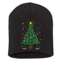 Gamer Nerd Video Game Lover Family Matching Christmas Tree Short Acrylic Beanie