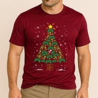Gamer Nerd Video Game Lover Family Matching Christmas Tree Performance Shirt