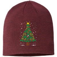 Gamer Nerd Video Game Lover Family Matching Christmas Tree Sustainable Beanie