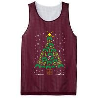 Gamer Nerd Video Game Lover Family Matching Christmas Tree Mesh Reversible Basketball Jersey Tank