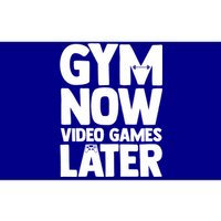 Gym Now Video Games Later Funny Gaming Nerdy Gamer Gift Bumper Sticker