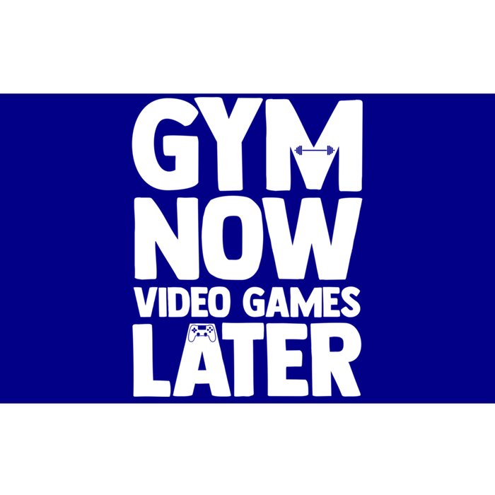 Gym Now Video Games Later Funny Gaming Nerdy Gamer Gift Bumper Sticker