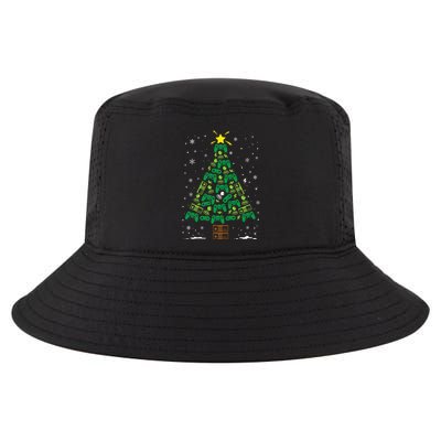 Gamer Nerd Video Game Lover Family Matching Christmas Tree Cool Comfort Performance Bucket Hat