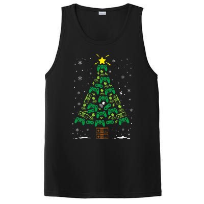 Gamer Nerd Video Game Lover Family Matching Christmas Tree PosiCharge Competitor Tank