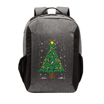 Gamer Nerd Video Game Lover Family Matching Christmas Tree Vector Backpack