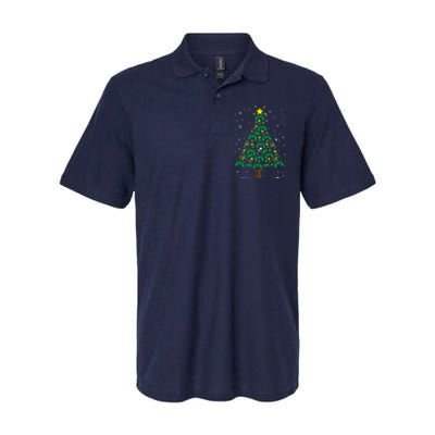 Gamer Nerd Video Game Lover Family Matching Christmas Tree Softstyle Adult Sport Polo