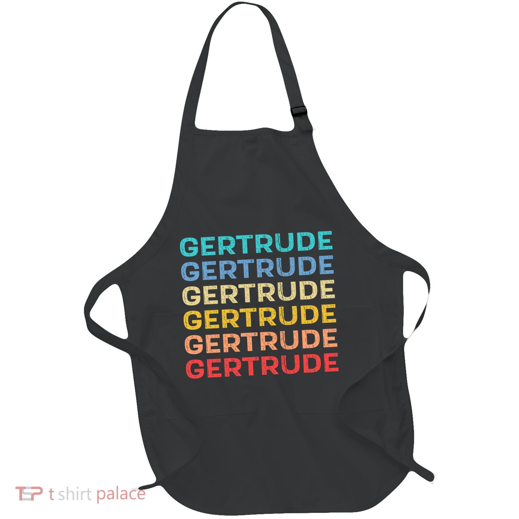 Gertrude Name Vintage Retro Herman Hesse Apron