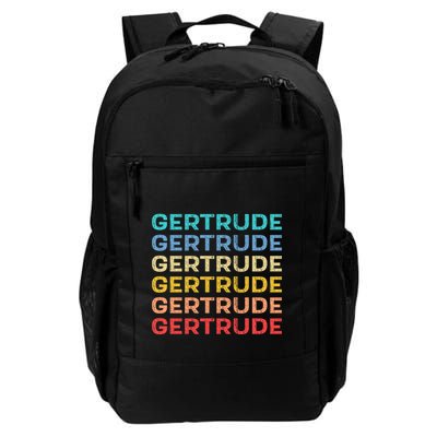 Gertrude Name Vintage Retro Herman Hesse Backpack
