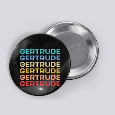 Gertrude Name Vintage Retro Herman Hesse Button