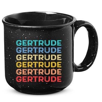 Gertrude Name Vintage Retro Herman Hesse 15oz Campfire Ceramic Mug