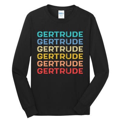 Gertrude Name Vintage Retro Herman Hesse Tall Long Sleeve T-Shirt