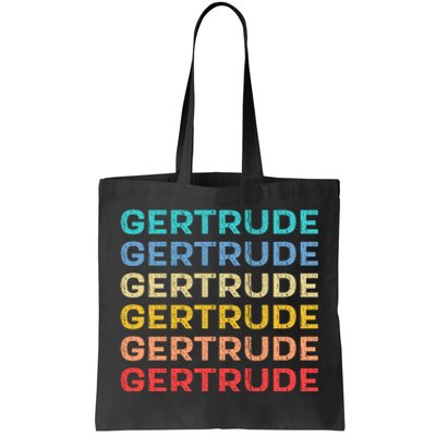 Gertrude Name Vintage Retro Herman Hesse Tote Bag