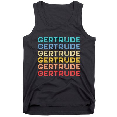 Gertrude Name Vintage Retro Herman Hesse Tank Top