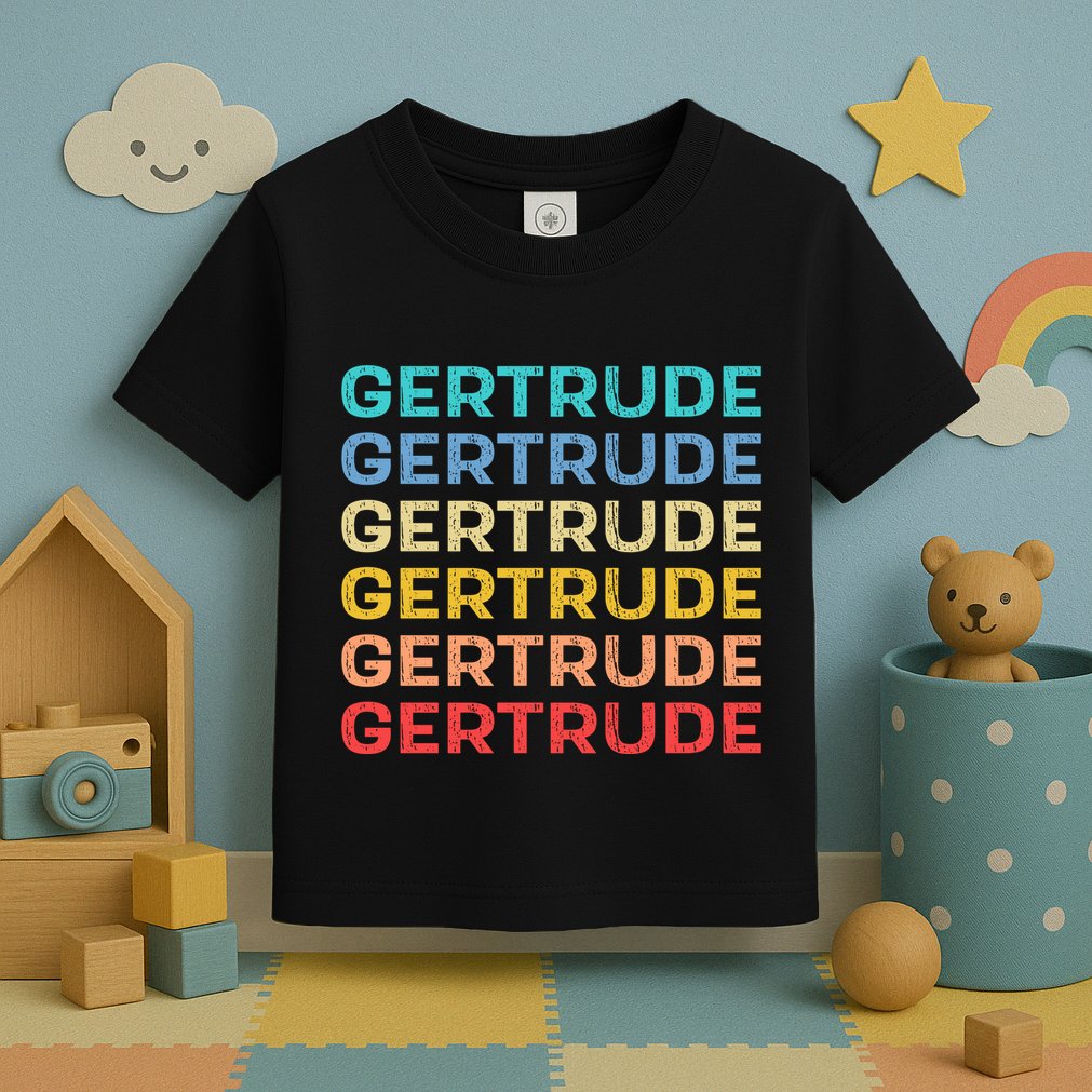 Gertrude Name Vintage Retro Herman Hesse Toddler T-Shirt