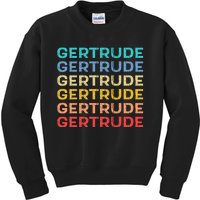 Gertrude Name Vintage Retro Herman Hesse Kids Sweatshirt