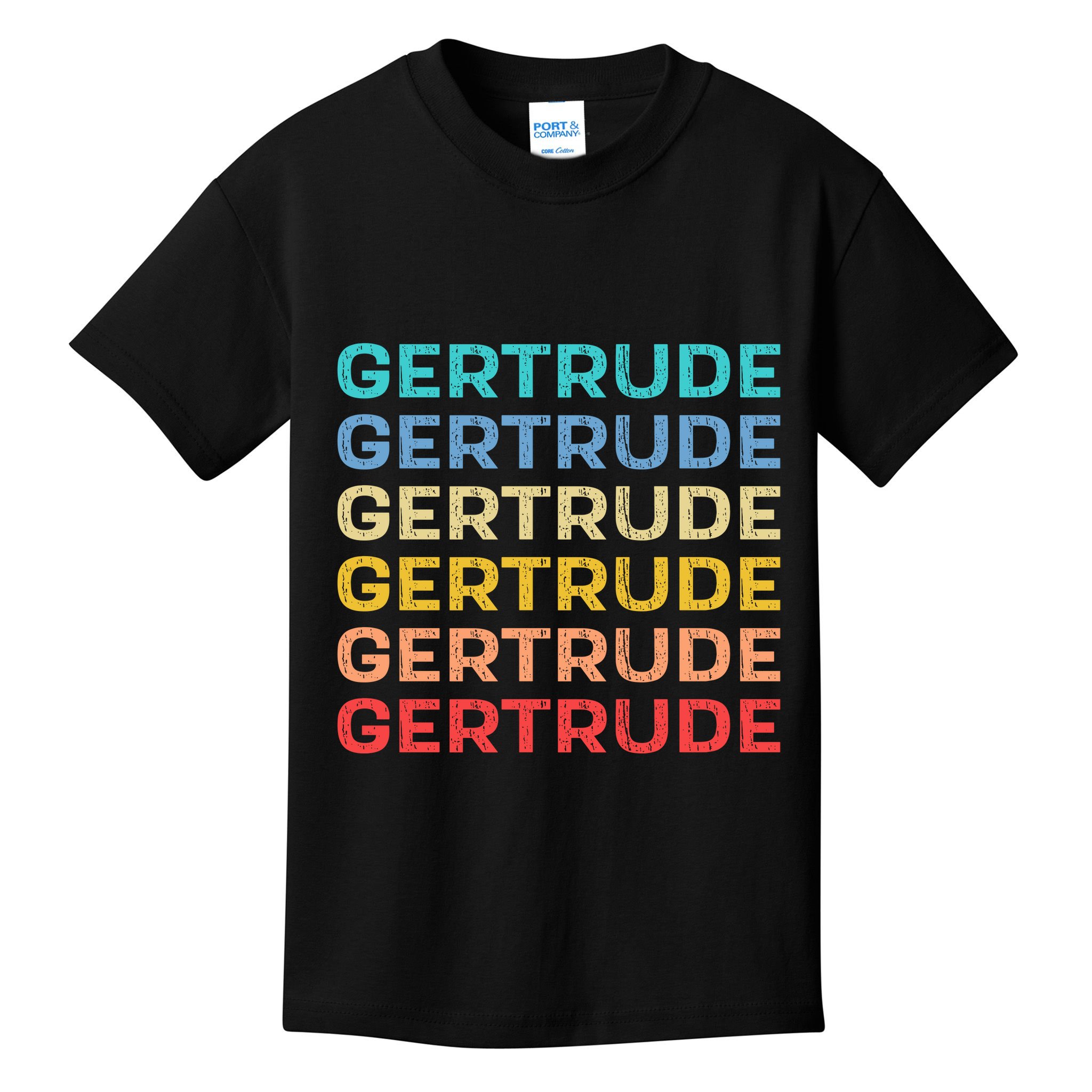 Gertrude Name Vintage Retro Herman Hesse Kids T-Shirt