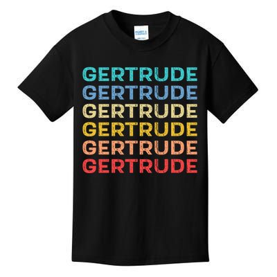 Gertrude Name Vintage Retro Herman Hesse Kids T-Shirt