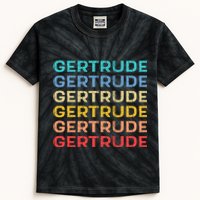 Gertrude Name Vintage Retro Herman Hesse Kids Tie-Dye T-Shirt