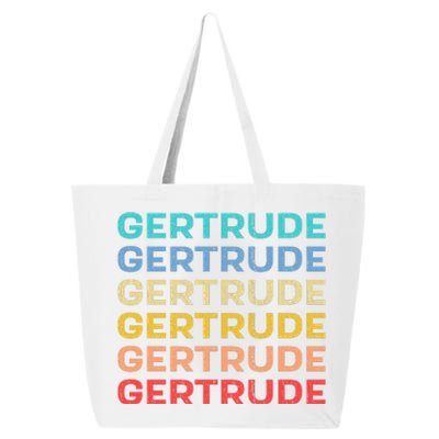 Gertrude Name Vintage Retro Herman Hesse 25L Jumbo Tote