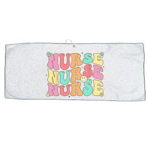 Groovy Nurse Wo Future Nurse Appreciation Nursing Large Microfiber Waffle Golf Towel