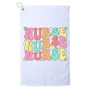 Groovy Nurse Wo Future Nurse Appreciation Nursing Platinum Collection Golf Towel