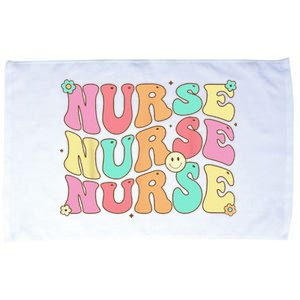 Groovy Nurse Wo Future Nurse Appreciation Nursing Microfiber Hand Towel