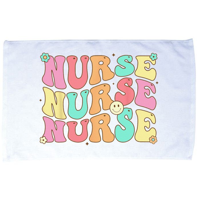 Groovy Nurse Wo Future Nurse Appreciation Nursing Microfiber Hand Towel