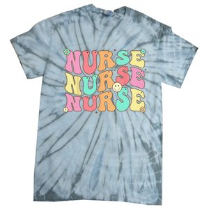 Groovy Nurse Wo Future Nurse Appreciation Nursing Tie-Dye T-Shirt