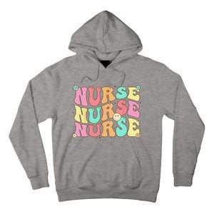 Groovy Nurse Wo Future Nurse Appreciation Nursing Tall Hoodie