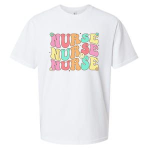 Groovy Nurse Wo Future Nurse Appreciation Nursing Sueded Cloud Jersey T-Shirt