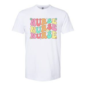 Groovy Nurse Wo Future Nurse Appreciation Nursing Softstyle CVC T-Shirt