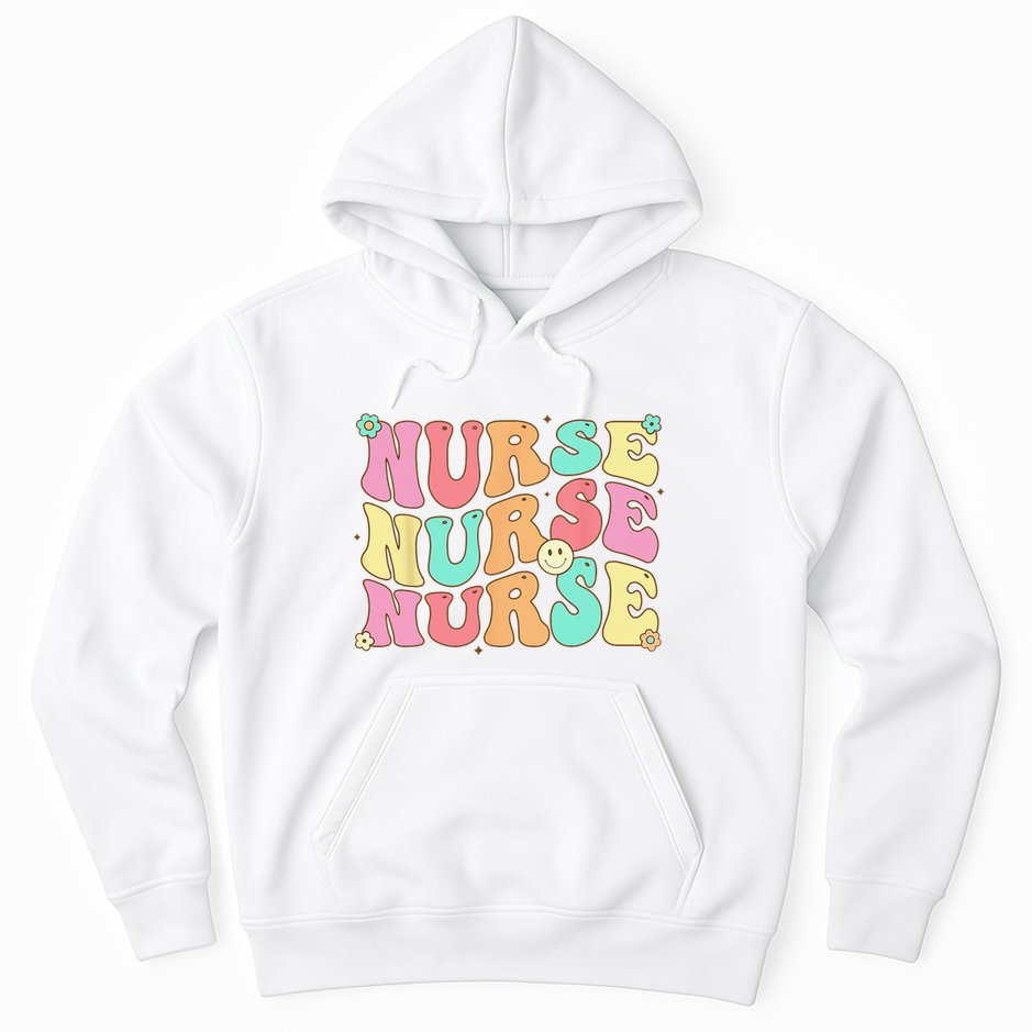 Groovy Nurse Wo Future Nurse Appreciation Nursing Hoodie