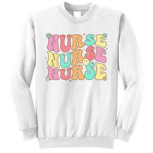 Groovy Nurse Wo Future Nurse Appreciation Nursing Sweatshirt