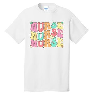 Groovy Nurse Wo Future Nurse Appreciation Nursing Tall T-Shirt