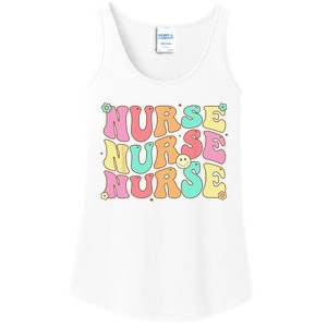 Groovy Nurse Wo Future Nurse Appreciation Nursing Ladies Essential Tank